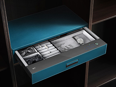 Leather Drawer Safe