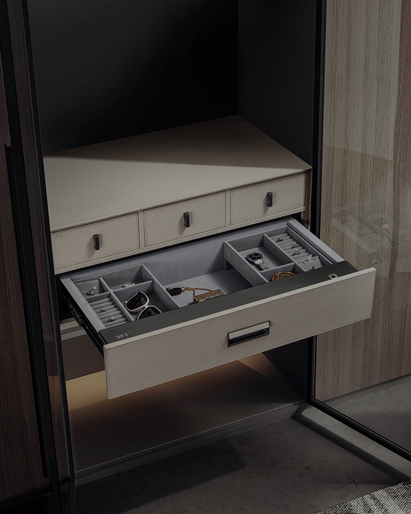 Deluxe 2-Layer Safe Drawer F802C