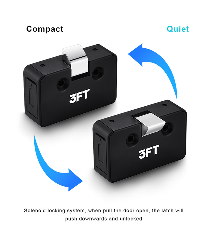 Biometric Drawer Lock T0 Series Features