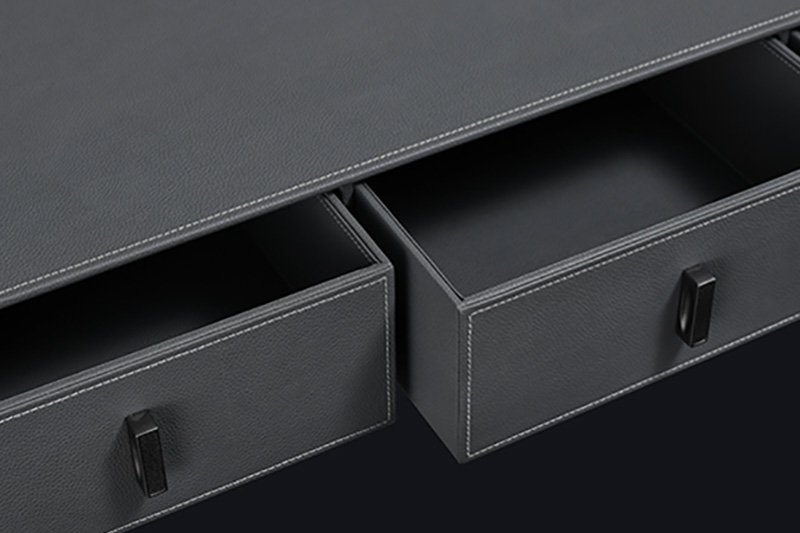 Deluxe 2-Layer Safe Drawer F802C Features Leather Drawer