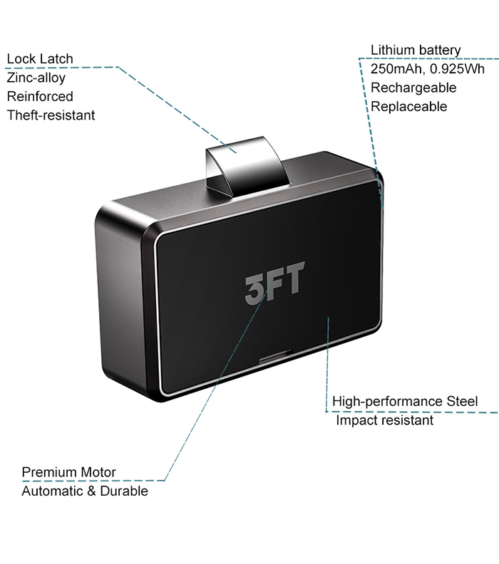 Smart Wardrobe Lock F0 Series Features