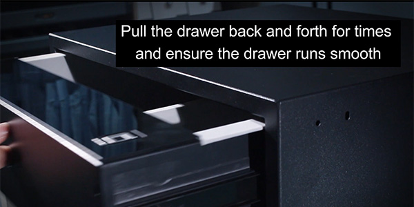 How to replace the motor in the drawer safe