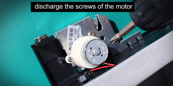 How to replace the motor in the drawer safe